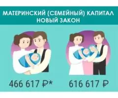 Сертификат на материнский капитал  для ребенка гражданина России!
