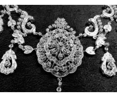 Эксклюзивное ожерелье и брослет серебро 925 пробы - 2