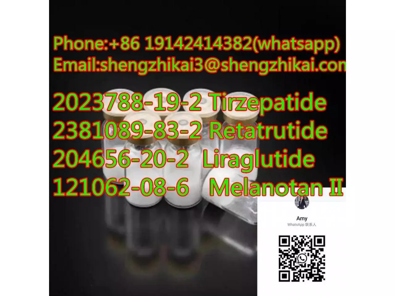 مصنع توريد Tirzepatide Gip\GLP-1 CAS 2023788-19-2 لتخفيف الوزن - 1/9