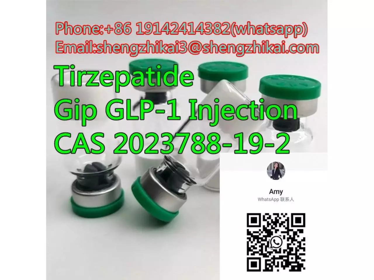 مصنع توريد Tirzepatide Gip\GLP-1 CAS 2023788-19-2 لتخفيف الوزن - 3/9