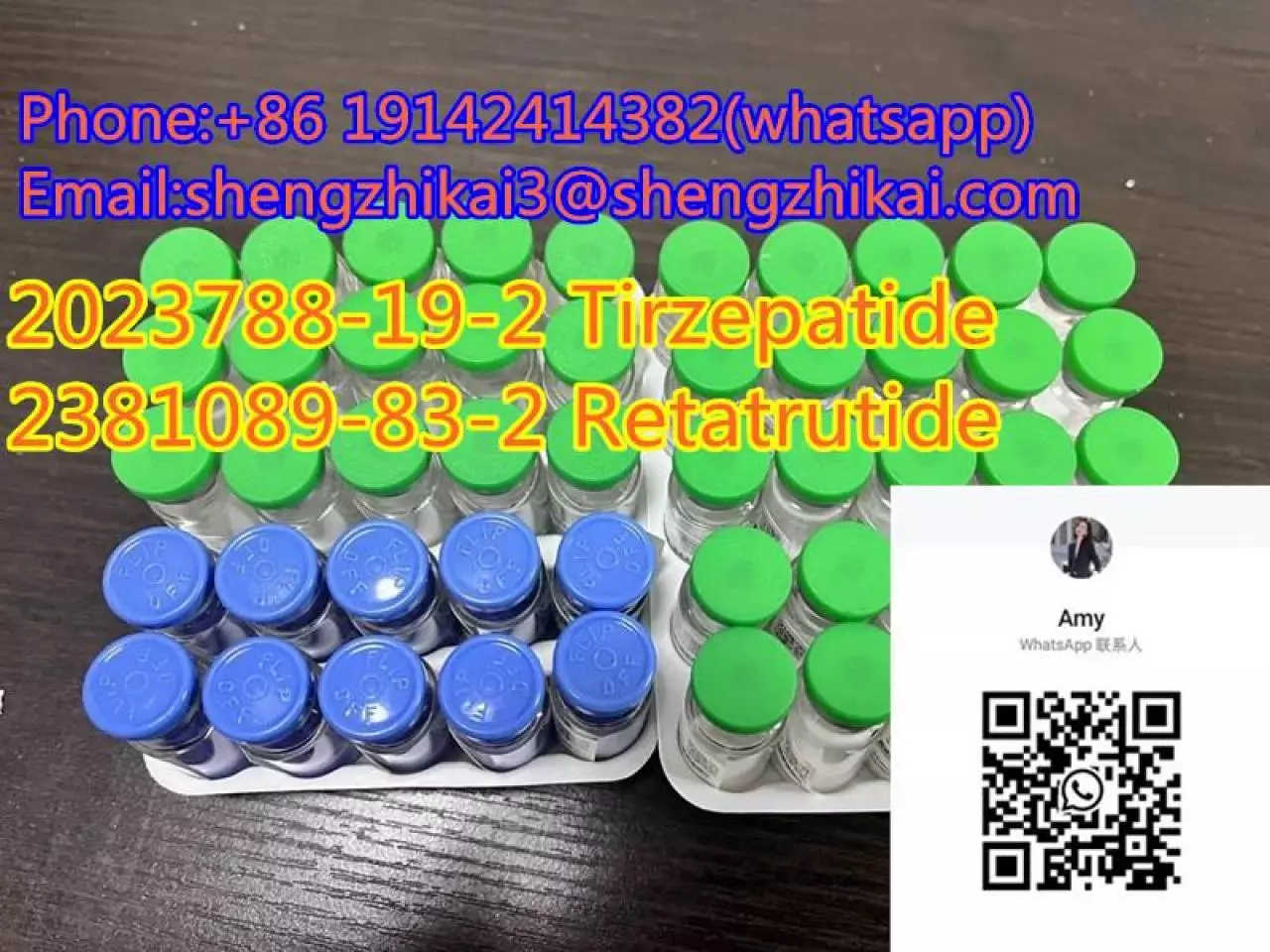 مصنع توريد Tirzepatide Gip\GLP-1 CAS 2023788-19-2 لتخفيف الوزن - 9/9