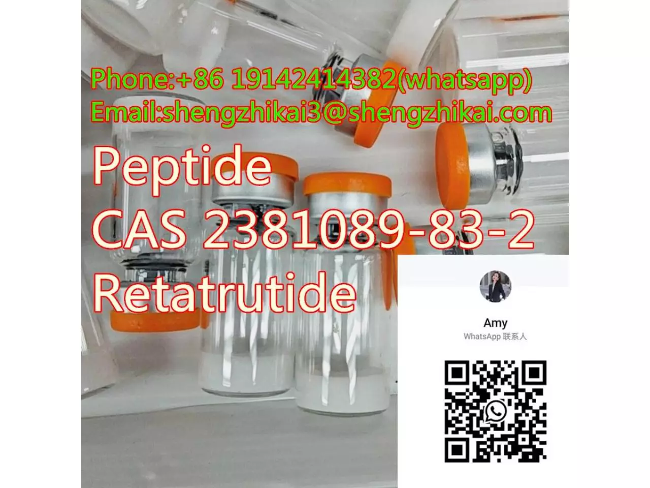الشركة المصنعة توريد الببتيدات ريتاتروتيد CAS 2381089-83-2 Ly3437943 ريتاتروتيد - 6/10