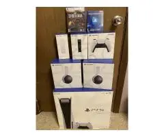 Sony Playstation PS5 Digital/Disc Edition Console Bundle + Extras - 2