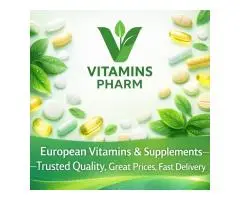 European Vitamins & Supplements — Trusted Quality, Great Prices, Fast Delivery
