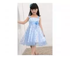 Элегантное шифоновое платье на девочку 4-5 лет