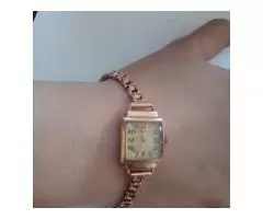 Продам золотые часы с золотым браслетом - 4