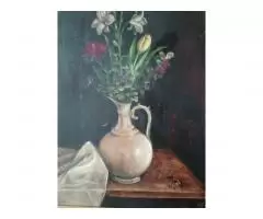 Продам цветочный натюрморт с кувшином - 8
