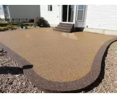 Напольное покрытие каменный пол с использованием кварцевого песка. - 7