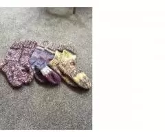Продаются носки вязанные из натуральной шерсти, разных размеров - 1